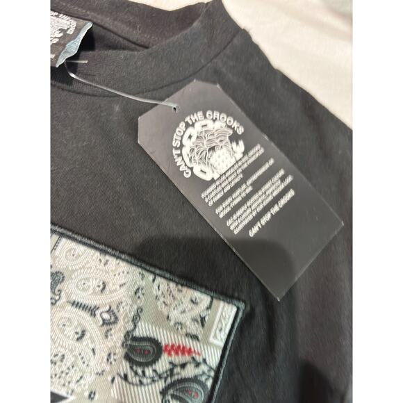Crooks & Castles T-Shirt Graphic Men's Size M Short Sleeve Back Crew Neck NWT - Picture 4 of 8